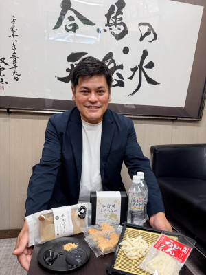 水の会社がなぜ「お城のもなか」を作ったのか　合馬天然水・長田専務に聞く